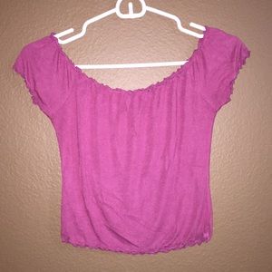 Purple Crop Top